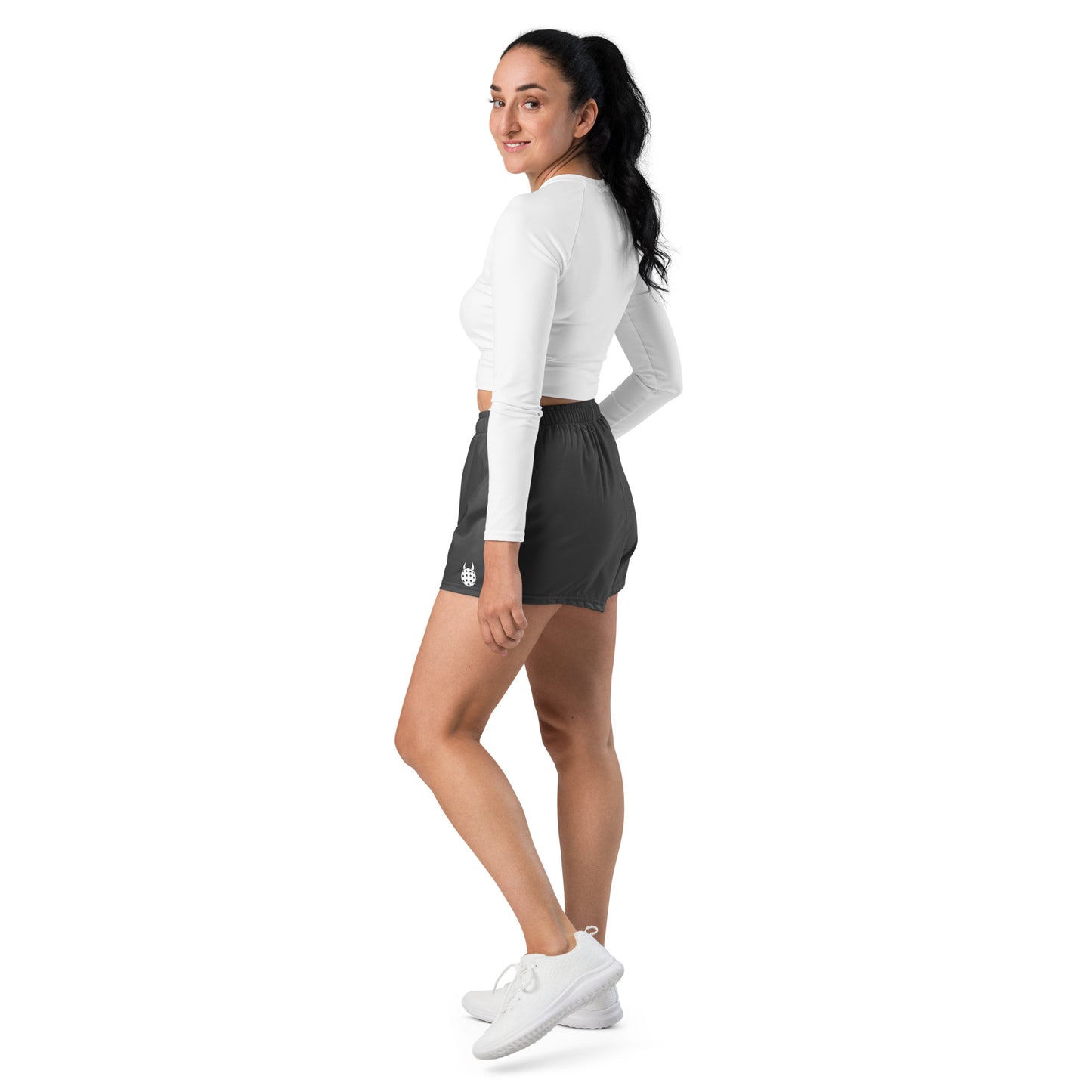 BP Four-Way Stretch Court Shorts- Charcoal