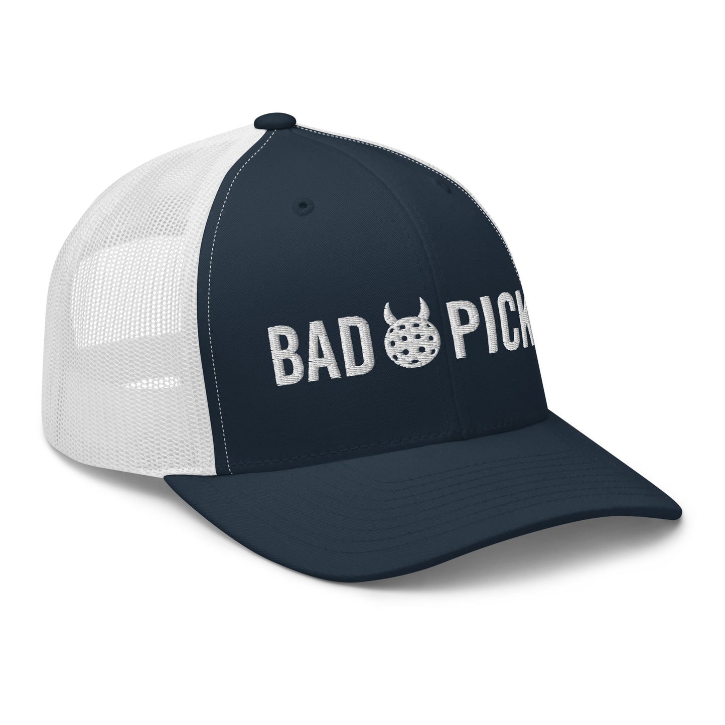 Bad Pickle Trucker Hat - Navy & White
